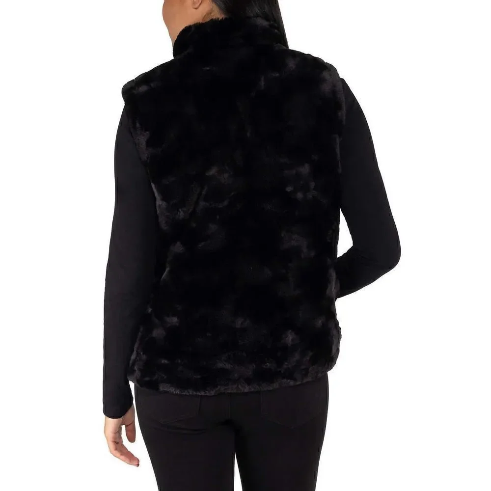 NEW! Nicole Miller Ladies Reversible and Versatile FauxFur or Quilted Ve… - Picture 3 of 16